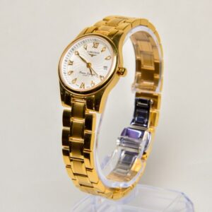 Đồng hồ nữ hiệu Longines mạ vàng sang trọng PK-L007