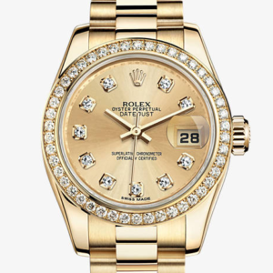 Đồng hồ Rolex nam mạ vàng đính đá R202