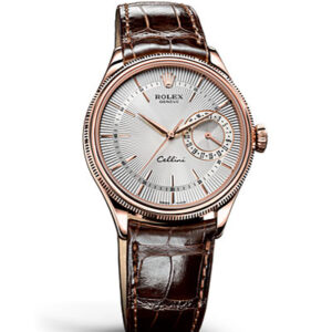 Đồng hồ Rolex nam dây da cao cấp Cellini Date R200