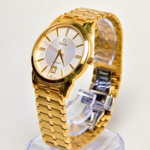 Đồng hồ Omega nam mạ vàng OM-G003